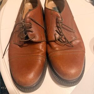 G.H. Bass & Co. Tan Leather Oxfords